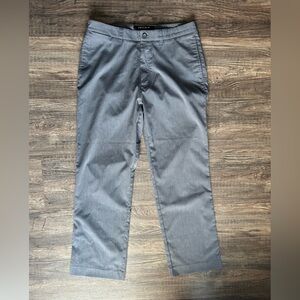 Kenneth Cole Men's Charcoal Grey Chinos Casual Dress Pants 34/32 New